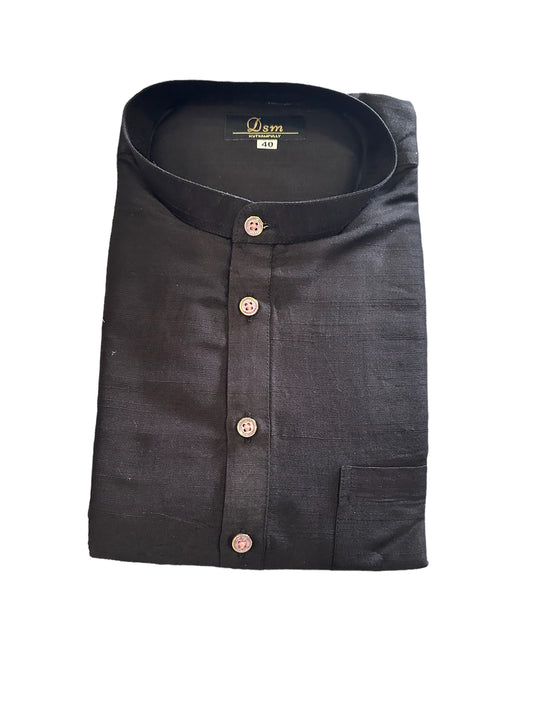 MENS BLACK SHORT KURTA