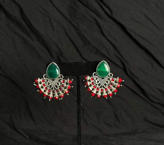 Oxidized Earring